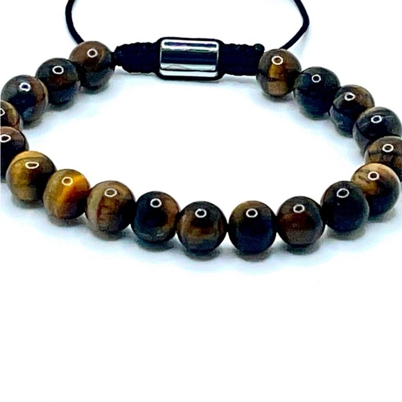 Aura Natural Stone Beaded Bracelet some with Swarovski Crystal - NWOT - Picture 12 of 16